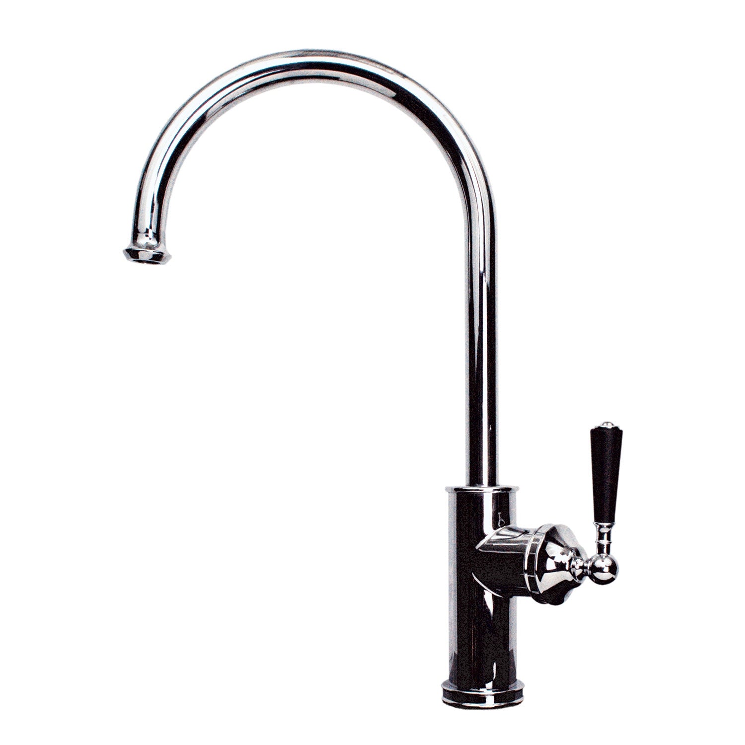 Swivel Single Handle Kitchen Faucet in Polished Chrome – Emory & Bond